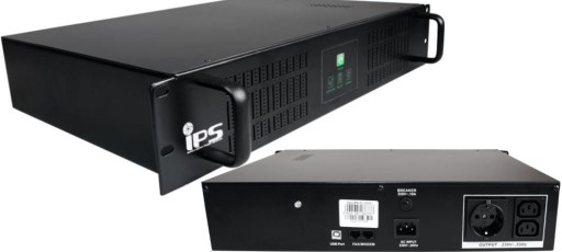 Cctvups-2u-2000 джерело безперебійного живлення ups rack cabinet 19 2u 2000va 1200w iec ips