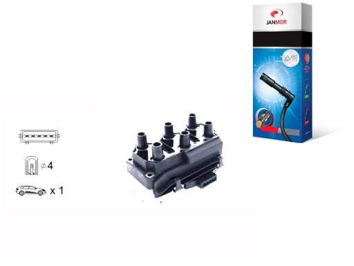 PRO/JM5257 - Катушка зажигания ford mercedes vw janmor + помощник при столкновении #34