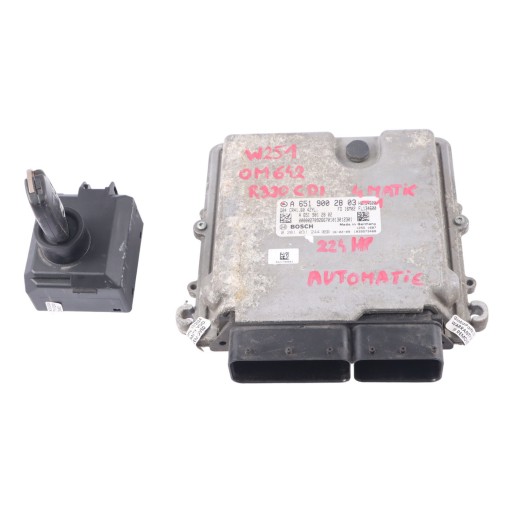 A6519002803 - Mercedes W251 R320 CDI OM642 4Matic Модуль двигателя ECU KIT Ключ
