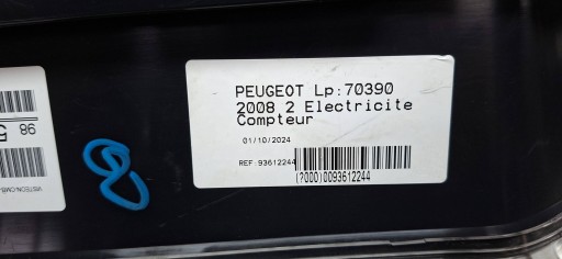 dials 9853116180 PEUGEOT 2008 II ELEKTRYK 2019