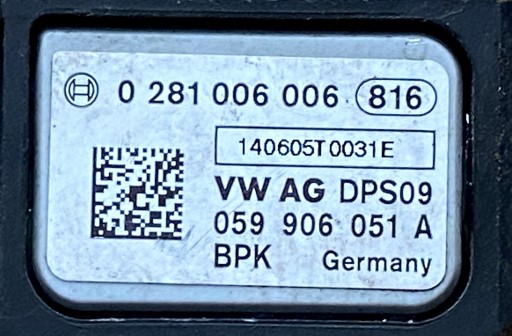 AUDI VW snímač výfukových plynů 059906051A