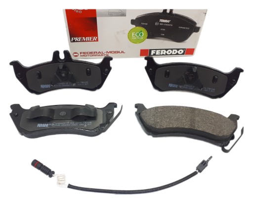 FDB1608 - Гальмівні колодки заднього моста MERCEDES ML M Class W163