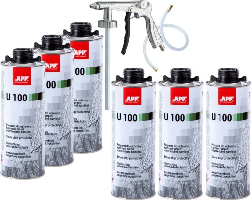 App 6X препарат для защиты кузова + пистолет