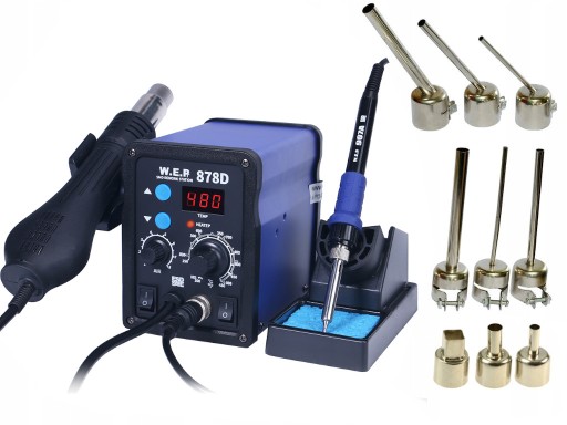 WEP 878d пластиковий зварювальний апарат для 120L + 9xDysz