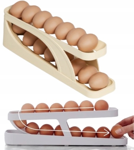 Zásobník na vajíčka do chladničky Organizér Regál Polica Stojan na vajcia
