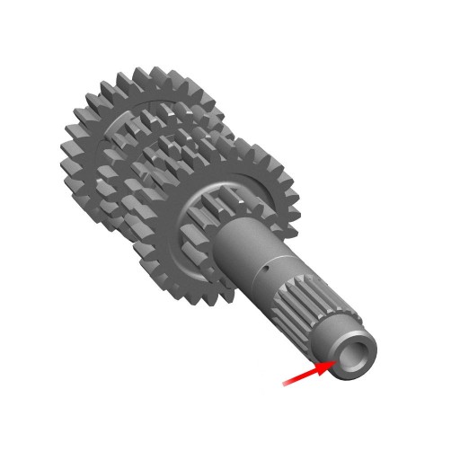 T38684 - ВАЛ КОРОБКИ ПЕРЕДАЧ ZONTES ZT 310-X, V, R, T