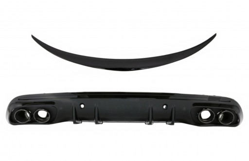 6000320/5996764 - Дифузор для Mercedes C-Class W205 14-20 спойлер