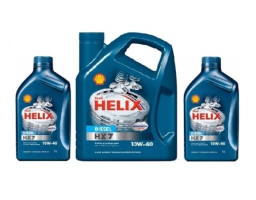 SHELL HELIX HX7 DIESEL 10W40 10W-40 6L + ПОДВЕСКА