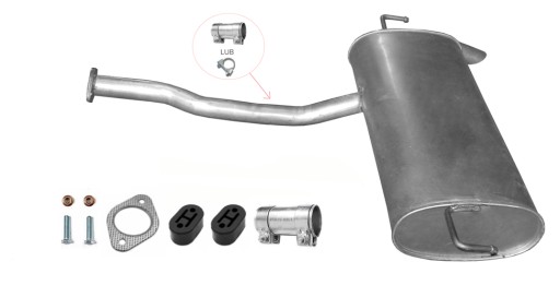 10.24 - KIA SPORTAGE 1.6 (2010-2014) ГЛУШИТЕЛЬ