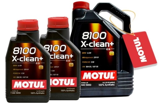 MOTUL 8100 X-CLEAN+ PLUS 5W30 C3 504/507 7л