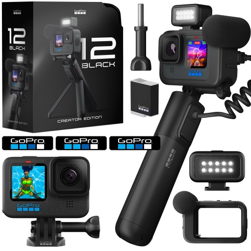 Sportovní kamera GOPRO HERO12 Creator Edition Kamera GOPRO + Příslušenství  9v1 za 18149 Kč - Allegro