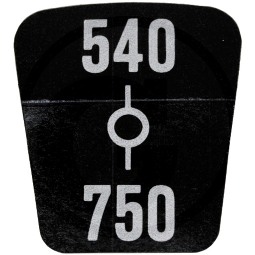 70806306 - Зубчаста схема, 540-750 об/хв.