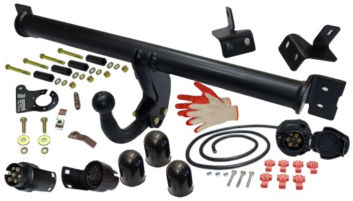 БЕЗ ОБРЕЗКИ БАМПЕРА БУКСИРОВОЧНЫЙ КРЮК + ЖГУТ ПРОВОДОВ +ПЕРЕДНИК 7PIN/13P OPEL ZAFIRA 1 A