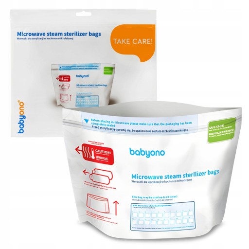 Пакети для стерилізації для СВЧ BabyOno 1038 5 шт