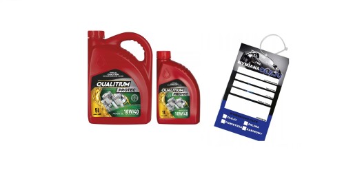 Моторне масло Qualitium Protec 5L + 1l10w-40 безкоштовно