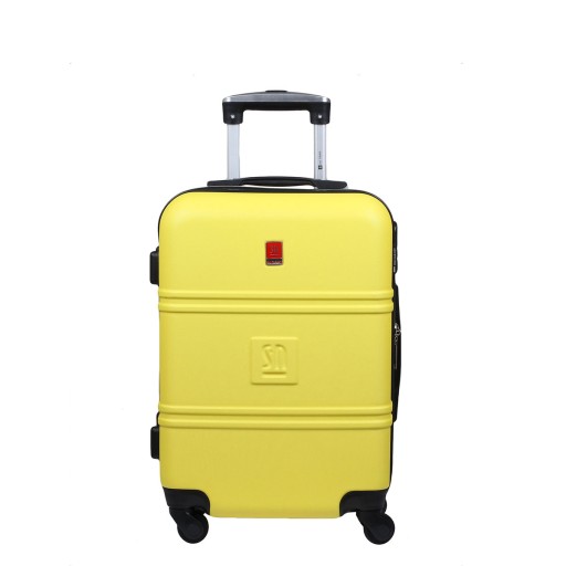 Kabínový kufor Cestovná príručná batožina Na 4 kolieskach ABS silná 2,6kg 32l