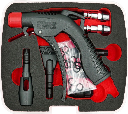 AIRPRESS ПІСТОЛЕТ ДЛЯ ПРОДУВКИ 7 НАСАДОК 11BAR 1/4