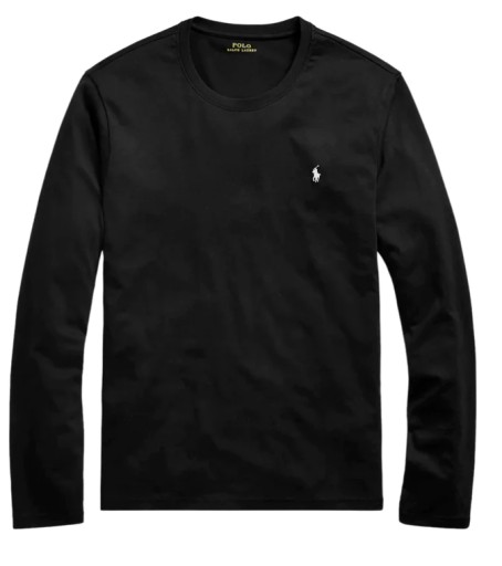 POLO RALPH LAUREN TRIČKO LONGSLEEVE ČIERNE veľ. XL