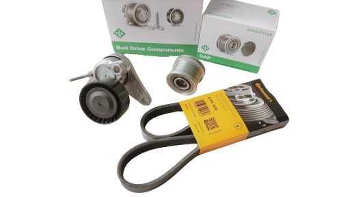 534 0552 - НАТЯЖИТЕЛЬ + РЕМЕНЬ + РОЛИК VW GOLF VII 1.6 TDI