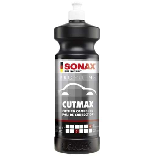 SONAX PROFILINE CUTMAX 06/03 1 л ПОЛИРОВАЛЬНАЯ ПАСТА ДЛЯ РЕЗКИ, БЛЕСК АГЕНТА