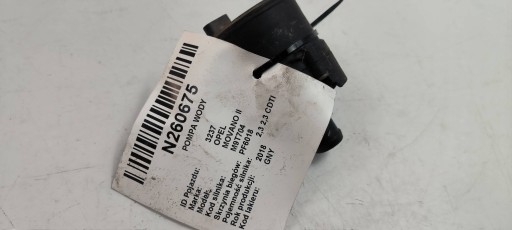 water pump 0392023219 OPEL MOVANO II
