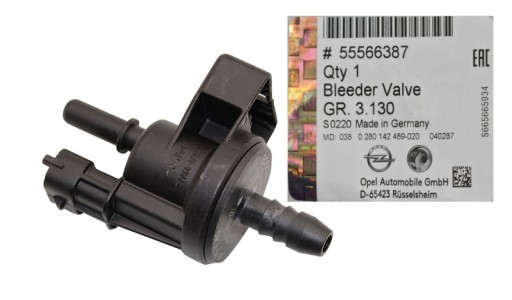 55566387 - КЛАПАН ПАРОВ ТОПЛИВА OPEL ZAFIRA TOURER C 1.4 TURBO