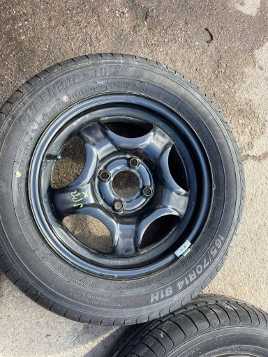 disky plechové 14 Komplet Dacia Spring 403008414R 165/70 jako nové