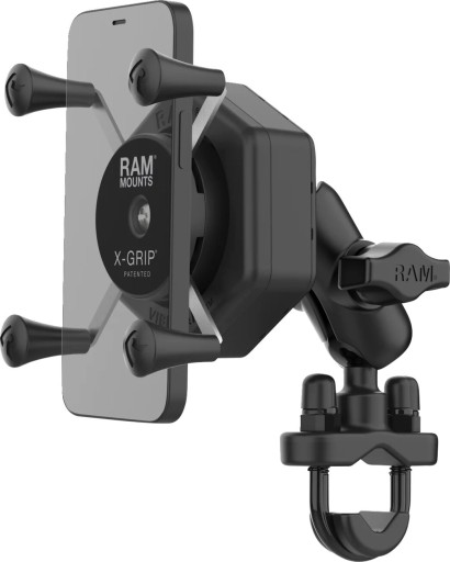 ДЕРЖАТЕЛЬ ДЛЯ ТЕЛЕФОНА X-GRIP RAM MOUNT С ДЕМПФЕРОМ ВИБРАЦИИ И ОСНОВАНИЕМ НА U-ОБРАЗНОМ БОЛТЕ