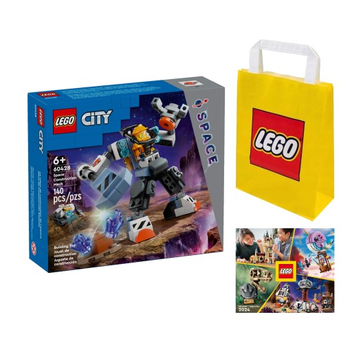 LEGO CITY č. 60428 - Vesmírny mach +Taška +Katalóg LEGO 2024