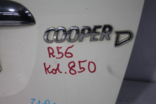 trunk door boot rear part MINI COOPER R56 of wheels. 850 06-13