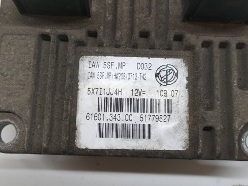 Bedienteil DES MOTORS IAW5SFMP 51779527 1.4 B 77KM Fiat Albea und (2002-2012)