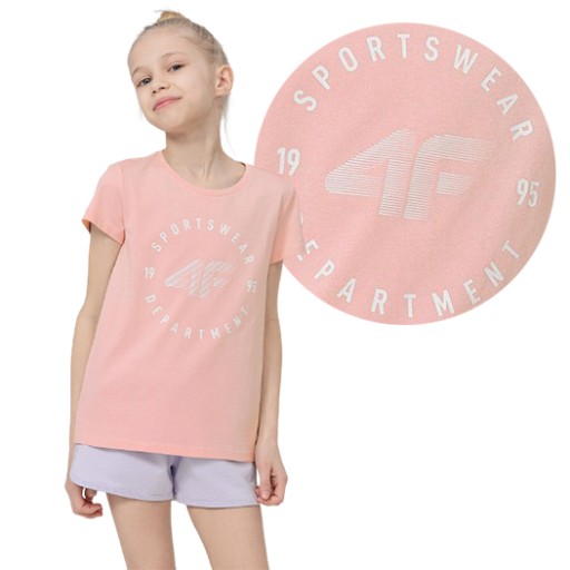 Футболка 4F 152 рожева