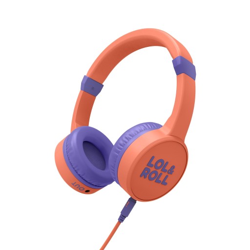 LOL&ROLL Pop Kids Headphones, oranžová
