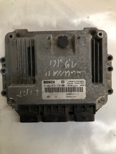 8200527713 - Компьютерный контроллер двигателя renault laguna ii 1.9dci 0281012770