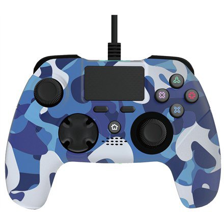 NOWY PAD DO PS4 Z UKŁADEM XBOX PRZEWODOWY 3 METRY BLUE CAMO