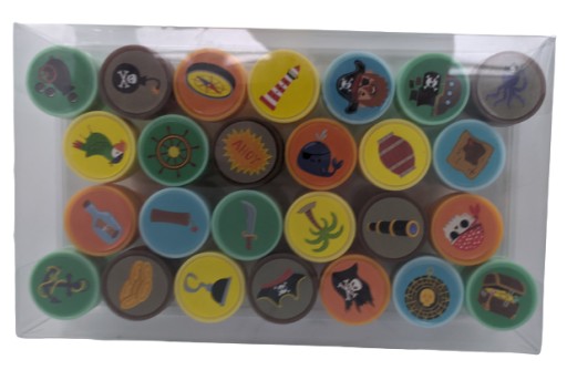 НАБІР ПЕЧАТОК 26 шт., пірати 712