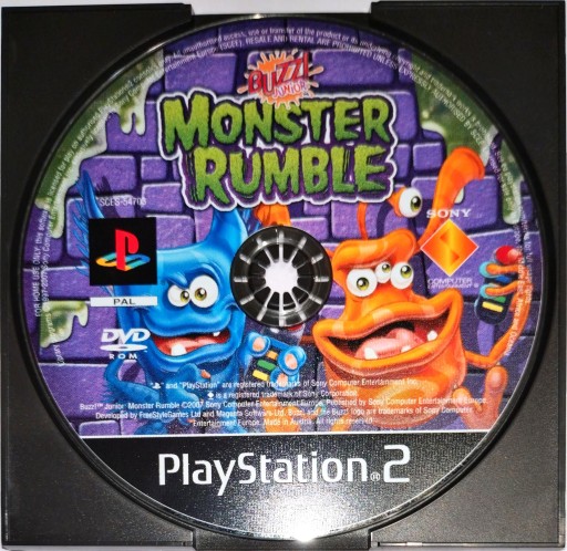 BUZZ JUNIOR MONSTER RUMBLE PlayStation (PS2) pudełkowa • Cena