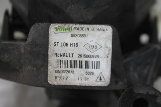 NEBELSCHEINWERFER RECHTS VORNE 261500097R RENAULT CLIO IV 12-16