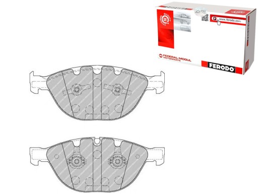КОМПЛЕКТ - КОМПЛЕКТ КОЛОДОК ШАЛЬМІВНИХ [FERODO] зображення 1