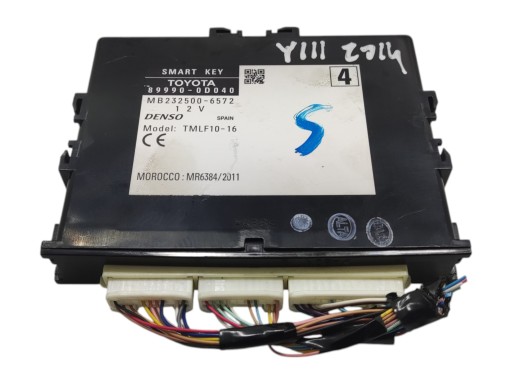 module control unit SMART-KEY TOYOTA YARIS III 2014-2017 LIFT 89990-0D040