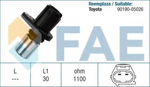 79284 - ДАТЧИК ПОЛОЖЕННЯ ВАЛА TOYOTA