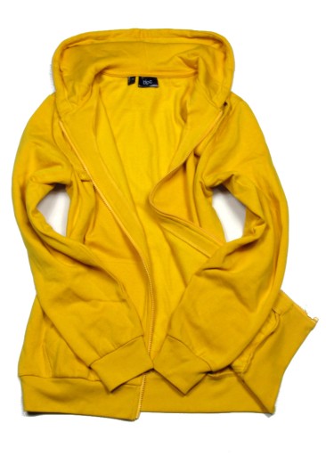 CT052 Żółta, rozpinana bluza z kapturem S/M NOWA