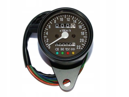 LIP-014 - СПИДОМЕТР С ЧЕРНЫМ ЦИФЕРБЛАТОМ ДО 220 КМ/Ч