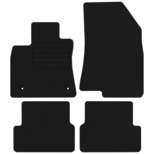 DACIA SANDERO STEPWAY 21-велюровые коврики COM черные