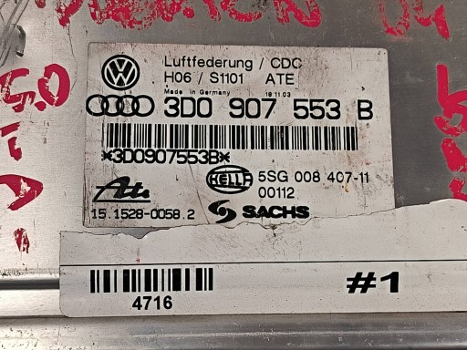 module springing 3D0907553B VOLKSWAGEN PHAETON