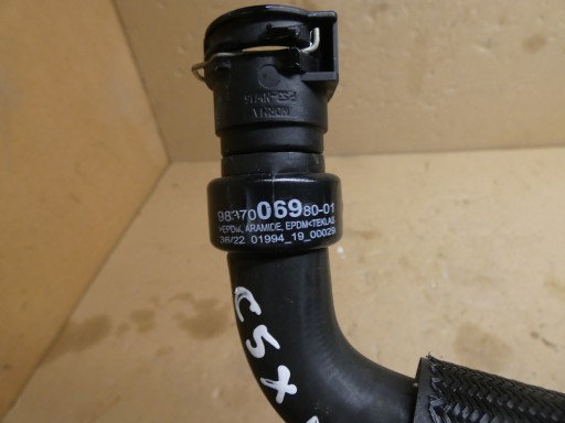 hose pipe PEUGEOT 308 T10 CITROEN C5X 9837006980
