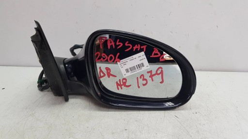 mirror right Vw Passat B6 05- 9PIN