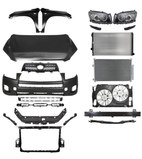 4318 - Toyota Rav 4 09-10 Капот Бампер Ремінь Крила