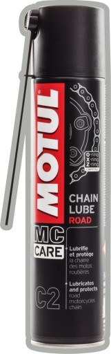 MOTUL C2 CHAIN ​​​​LUBE ROAD 400ML CHAIN ​​​​GREASE (CLEAR) ()
