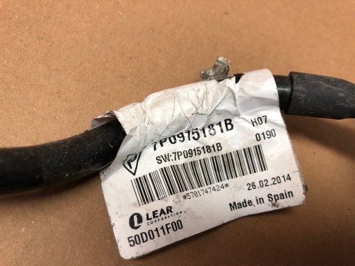 VW TOUAREG 7P minus clamp 7P0915181B